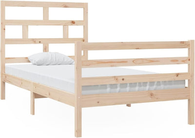 Tidyard Massivholzbett Bettgestell Bett Holzbett Einzelbett Futonbett Bettrahmen Schlafzimmerbett 10