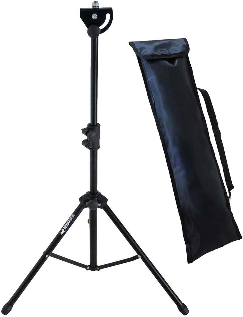 keepdrum DPS Übungspadständer Drum Practice Pad Stand Stativ Ständer mit Tasche