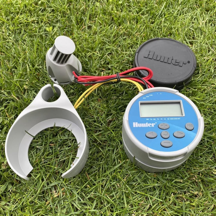 Hunter Node 400 4 Batteriestation 9 V | kabelloser autonomer Programmierer für 4 Stationen | Einfach