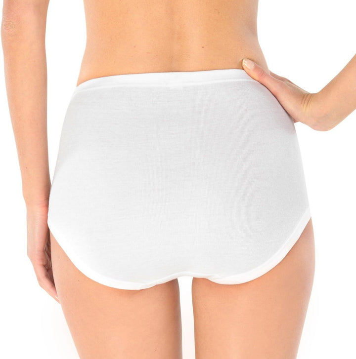 Schiesser Damen 2 PACK Taillenslip - Original 48 Weiss (100), 48 Weiss (100)