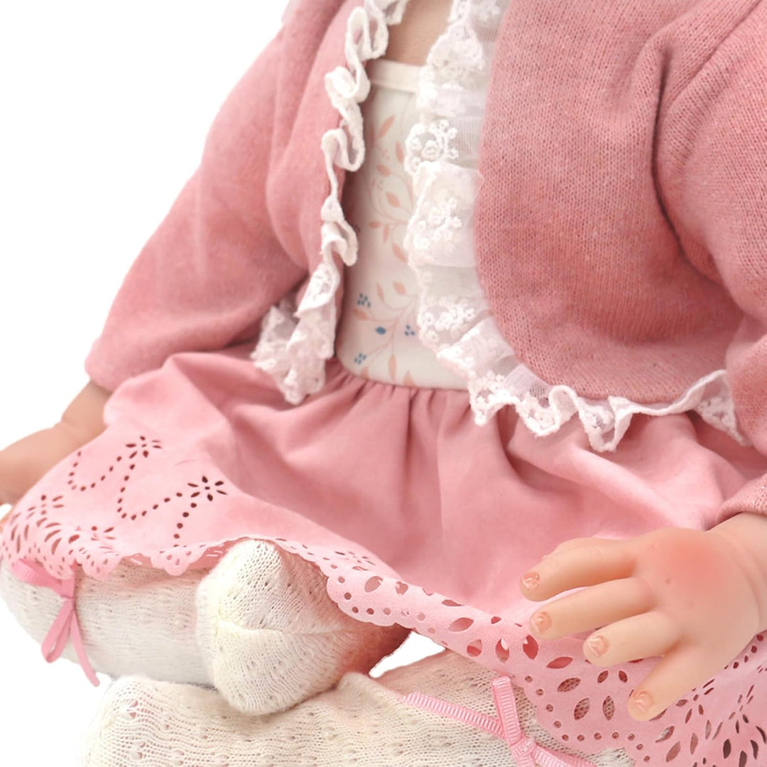 Puppenkleidung für 50-55 cm Baby Puppen mit Mantel Kleid, 3-Packungen