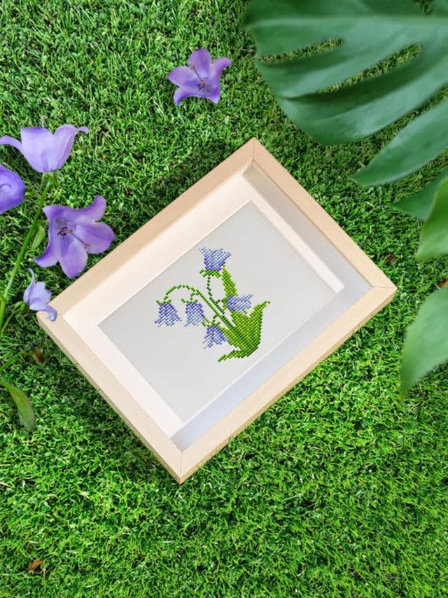 Figured'Art Mini Serie Diamond Painting Erwachsene - Blumen - Premium-Box mit 12 Stück 15x18 cm 5D B