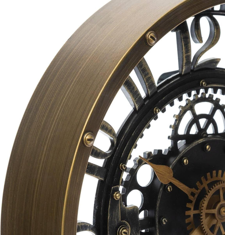 Atmosphera Wanduhr mit Mechanismus und Zwickelform, Durchmesser 27 cm cm braun, cm braun