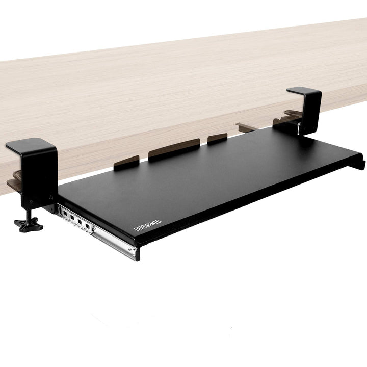 Duronic DKTPX1 Tastaturauszug | Tastaturschublade 68 cm breit 28 cm lang | Tastaturhalterung mit Kle