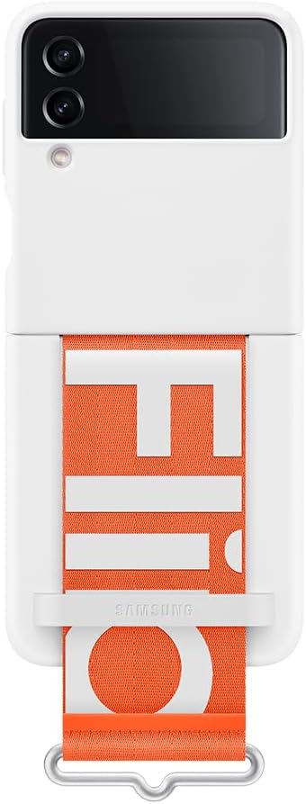 Samsung Silicone Cover mit Strap EF-GF721 für das Galaxy Z Flip4 | Smartphone Cover, Handy-Hülle, Si