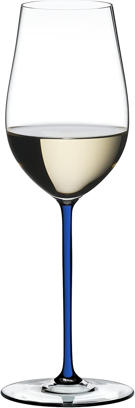 Riedel Fatto A Mano Riesling/Zinfandel Weinglas, Blau Riesling Blau, Riesling Blau