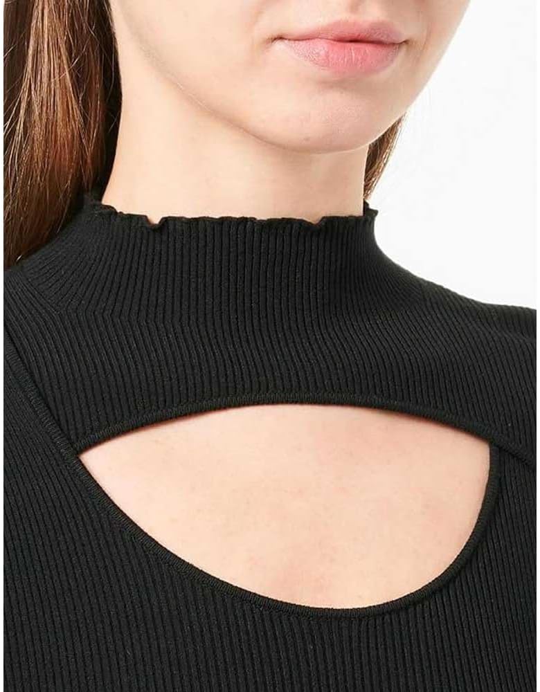 HUGO Damen Soritexa Knitted Dress S Black1, S Black1