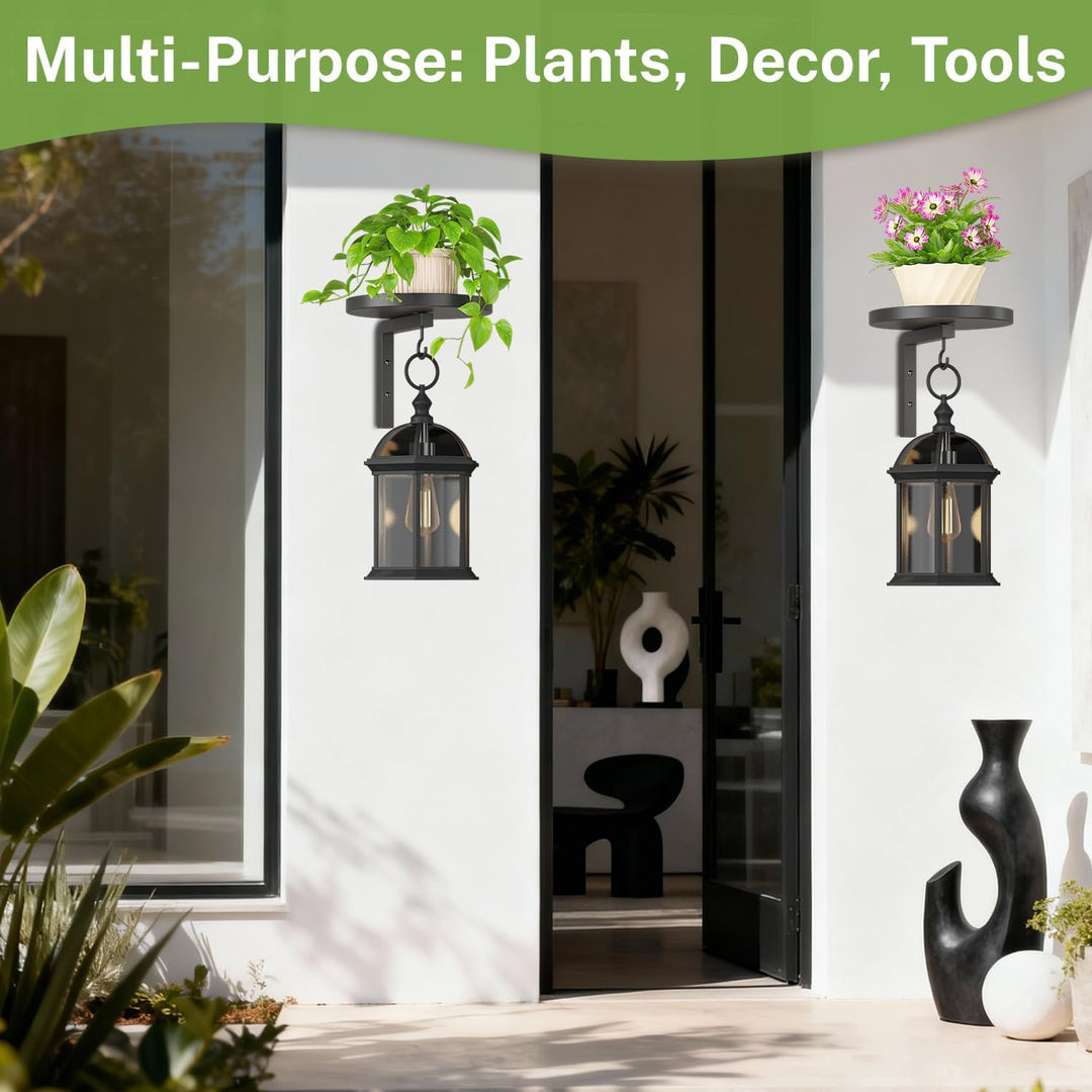iDavosic.ly Wandbehang Pflanzenständer 2er Set, Blumenständer für Draussen Plant Stand Indoor Outdoo