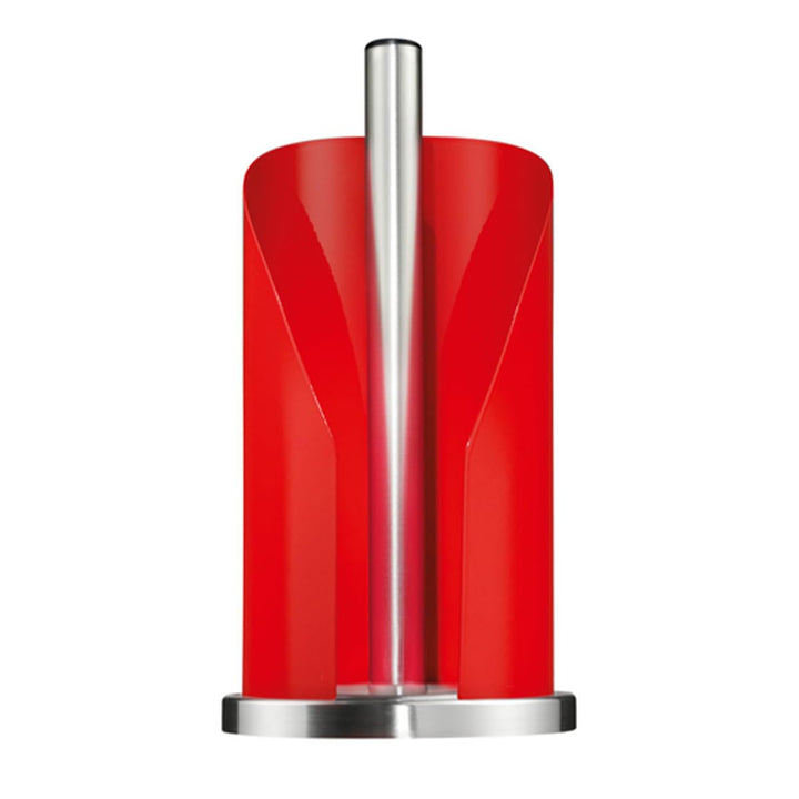 Wesco Papierrollenhalter in der Farbe rot aus Edelstahl und farbig lackiertem Stahlblech, standfeste