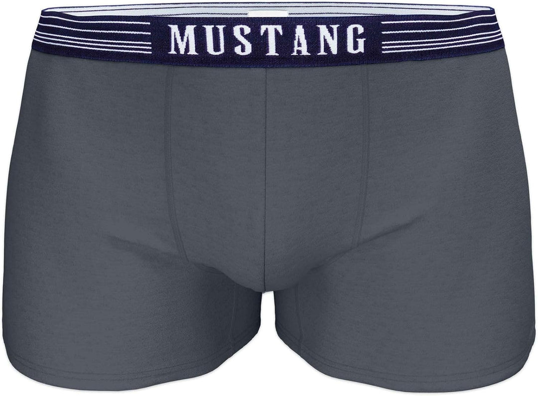 MUSTANG Men's Retro Shorts 3 Pack, Boxer Shorts, Pants, True Denim, S-XL M Navy/ Blue/ Navy, M Navy/