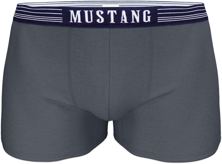 MUSTANG Men's Retro Shorts 3 Pack, Boxer Shorts, Pants, True Denim, S-XL M Navy/ Blue/ Navy, M Navy/