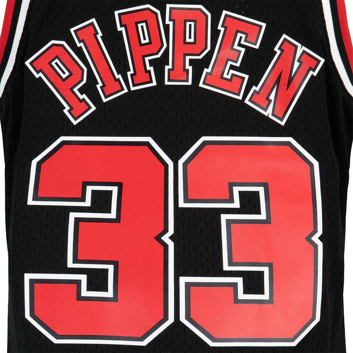 Mitchell & Ness Swingman Scottie Pippen Chicago Bulls 97/98 Trikot M Schwarz, M Schwarz