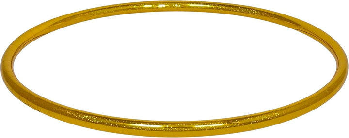 hoopomania Kinder Hula Hoop, Glitter Farben, Ø60/70/80cm Ø60cm Gelb, Ø60cm Gelb