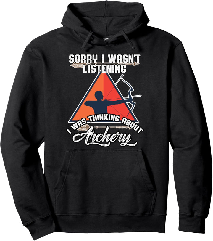 Denken an Bogenschiessen Geschenk Bogenschütze Bogenschiessen Pullover Hoodie