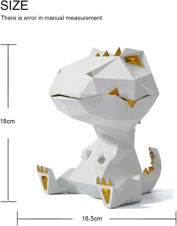 Amoy-Art Keksdose Vorratsdosen Dinosaurier Skulptur Arts Modern Figur Dekor Tier Statue Geschenk Pol