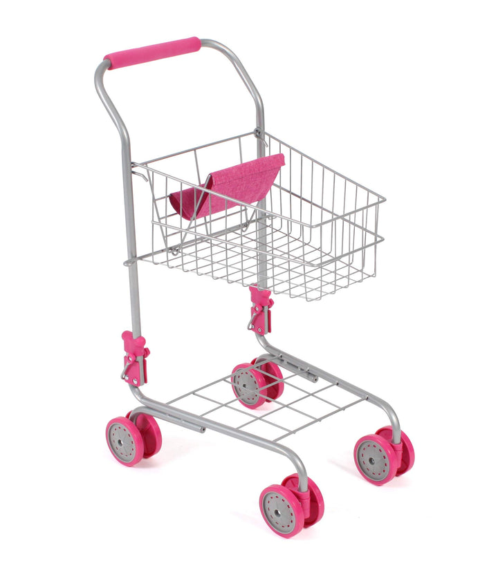 Bayer Chic 2000 760-20 Einkaufswagen für Kinder, Supermarktwagen, Kaufladen-Zubehör, 3 - 7 Jahre, pi