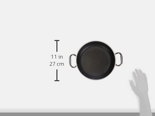 Pentole Agnelli ALSA2110S24 Pfanne mit Griffen, Aluminium, Silber, 24 cm, 24 cm