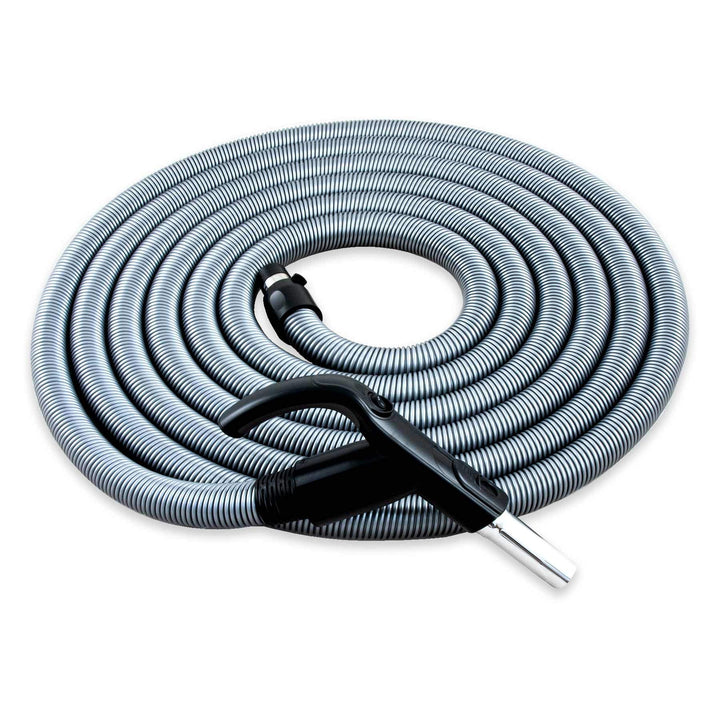 CANEUS Zentralstaubsauger Schlauch mit Ein/Aus Schalter - 15,2 M - Saugschlauch mit Handgriff Ergo -