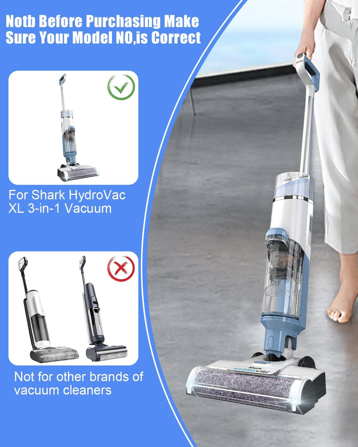 Zubehörset Bürstenwalze und Filter Zubehörset für Shark WDB1F2 für HydroVac XL 3-in-1 Staubsauger Er