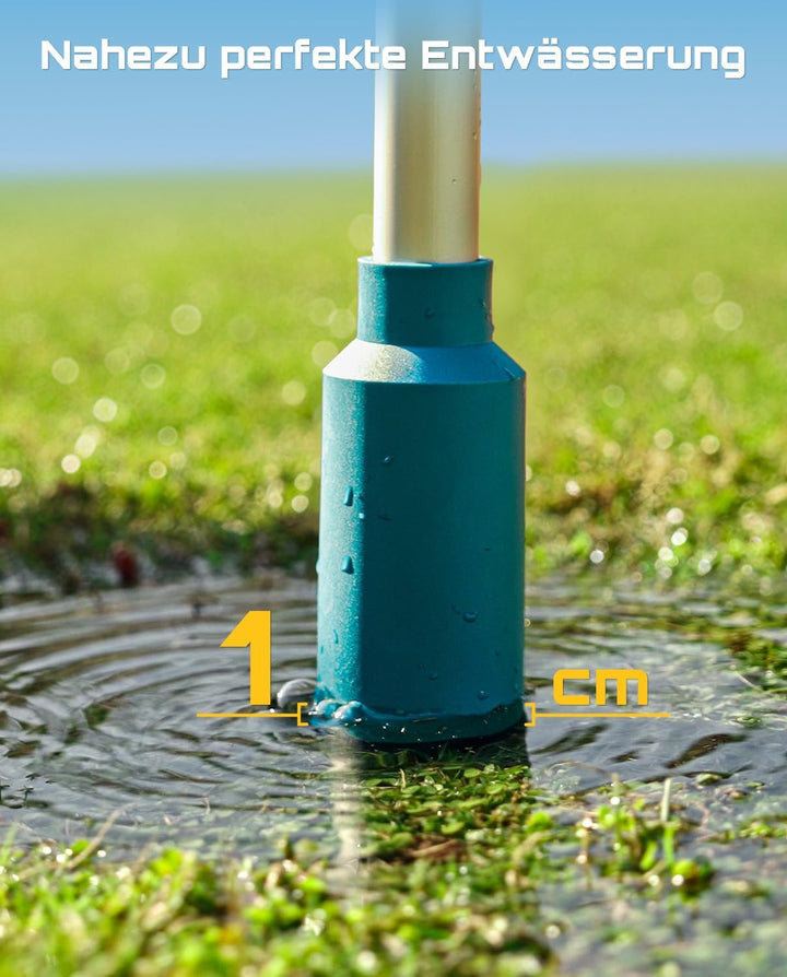 SEESII Kabellose Stab-Wasserpumpe, 5,6cm Filter-Ø, akkubetriebene Diesel-Transferpumpe, 60 Min Laufz
