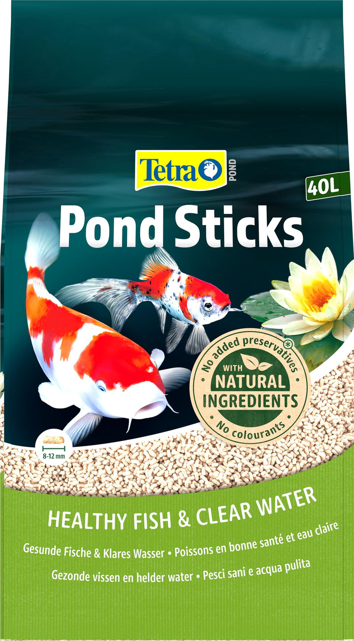 Tetra Pond Sticks - Fischfutter für Teichfische, für gesunde Fische und klares Wasser im Gartenteich