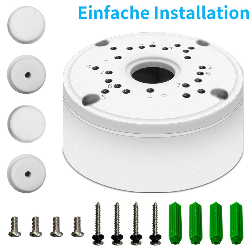 (Kamera-Anschlussdose) Wasserdichte Anschlussdose für Überwachungskamera, Überwachungskamera-Montage