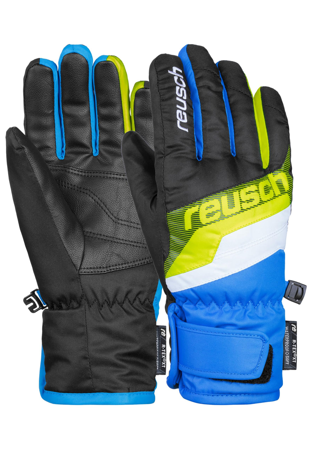 Reusch Kinder Dario R-tex Xt Handschuhe 4.5 black / brilliant blue, 4.5 black / brilliant blue