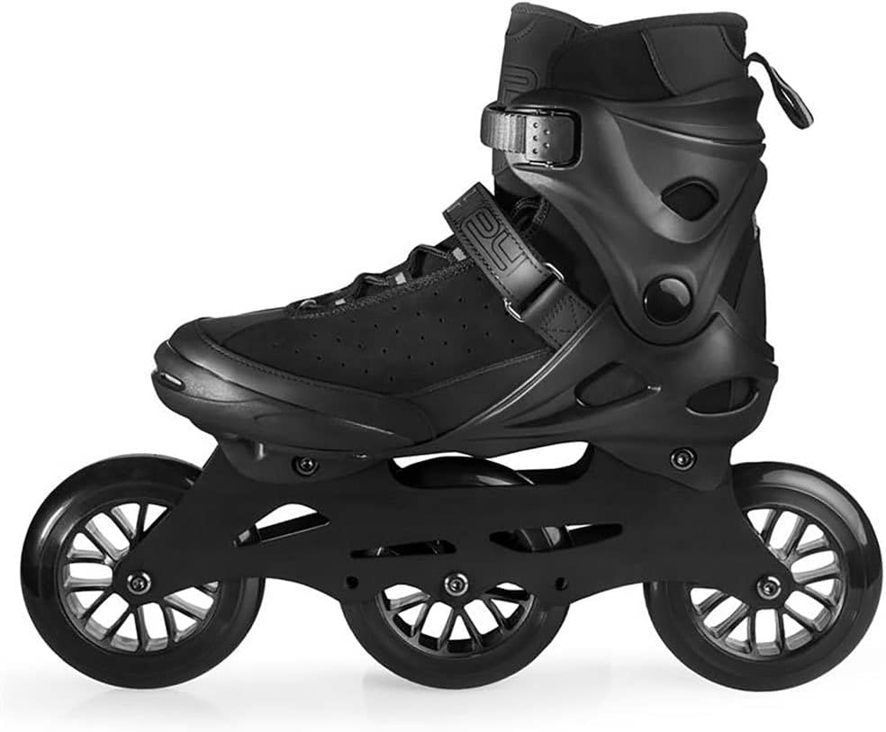 Spokey SHIFFTY PRO Inline Skates für Erwachsene bis max. Naturleder. Gewicht 100 kg, Alu-Schienen, K