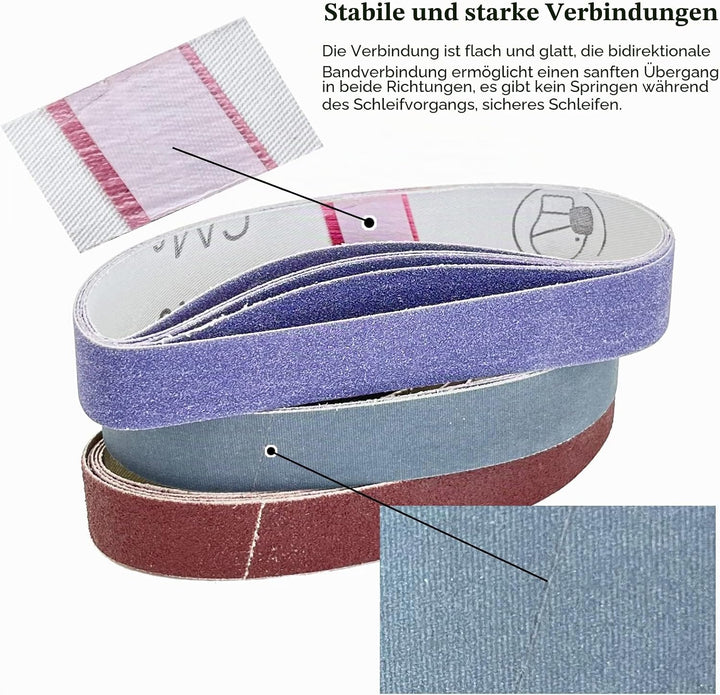 Huanlemai Ersatz-Schleifband-Set für scharfe Messer und Werkzeugschärfer Ken Onion Edition (WSKTS-KO