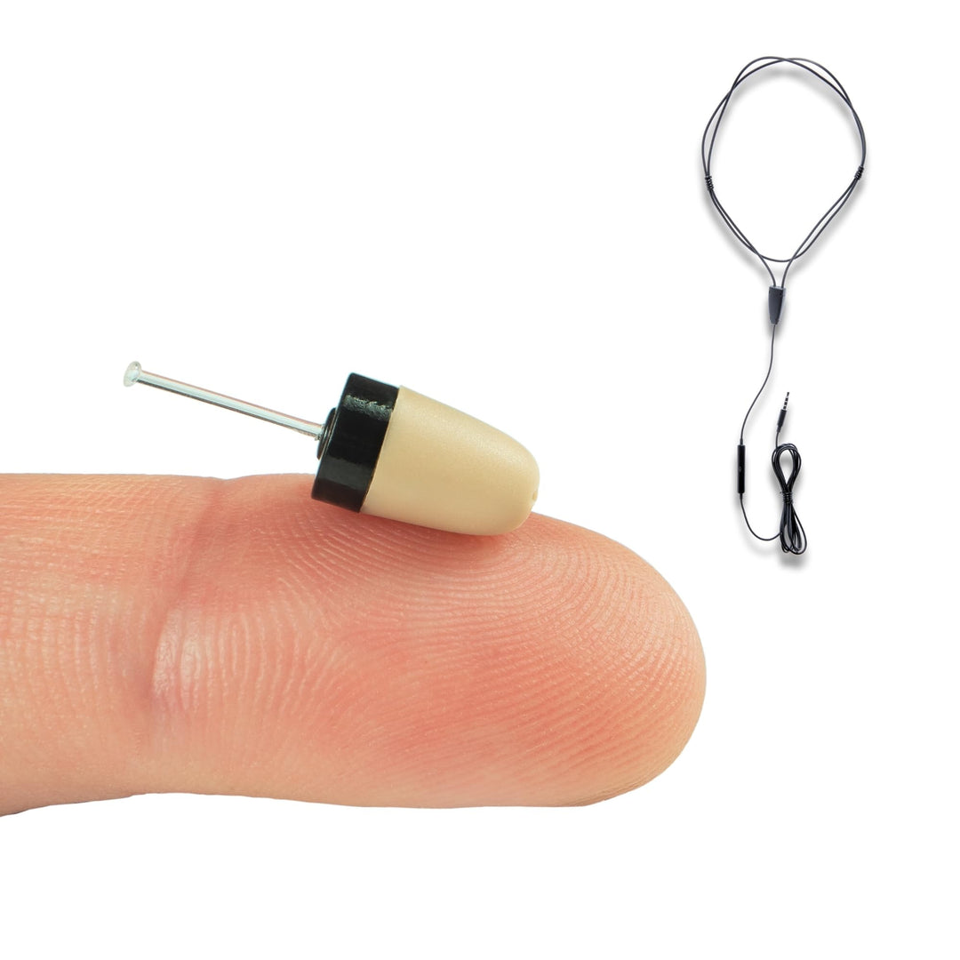 PingaOculto Spion Kopfhörer Prüfung Mini VIP Pro Unsichtbare Kopfhörer für Handy mit Mikrofon - Unsi