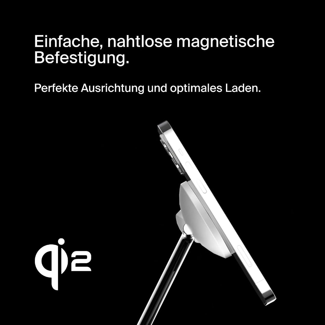 Belkin BoostCharge Pro kabelloses 3-in-1-Ladegerät mit Qi2 für iPhone 17, Air, 16, 15, 14, 13, 12, P
