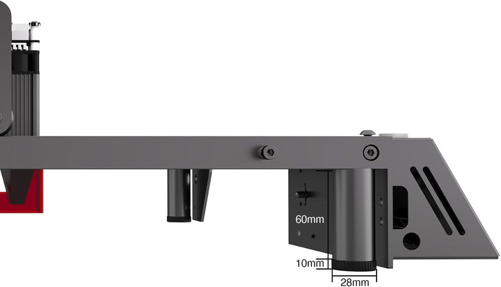LONGER 8 Stück Verstellbare Erhöhungsfüsse für RAY5 Laser Graviergerät & Schneidemaschine, Zubehör f