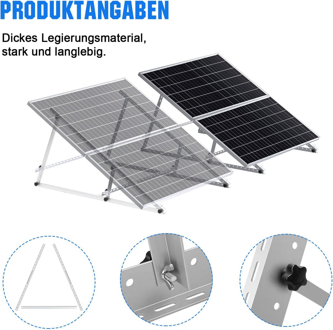Verstärkte Stabilität Solarpanel Halterung Strukturell Verbessert Solarmodul Halterung Balkonkraftwe