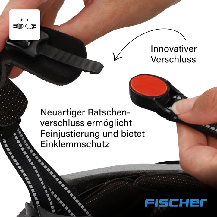 FISCHER Fahrradhelm, Radhelm, Cityhelm Urban Plus, mit integriertem LED-Rücklicht für Damen und Herr