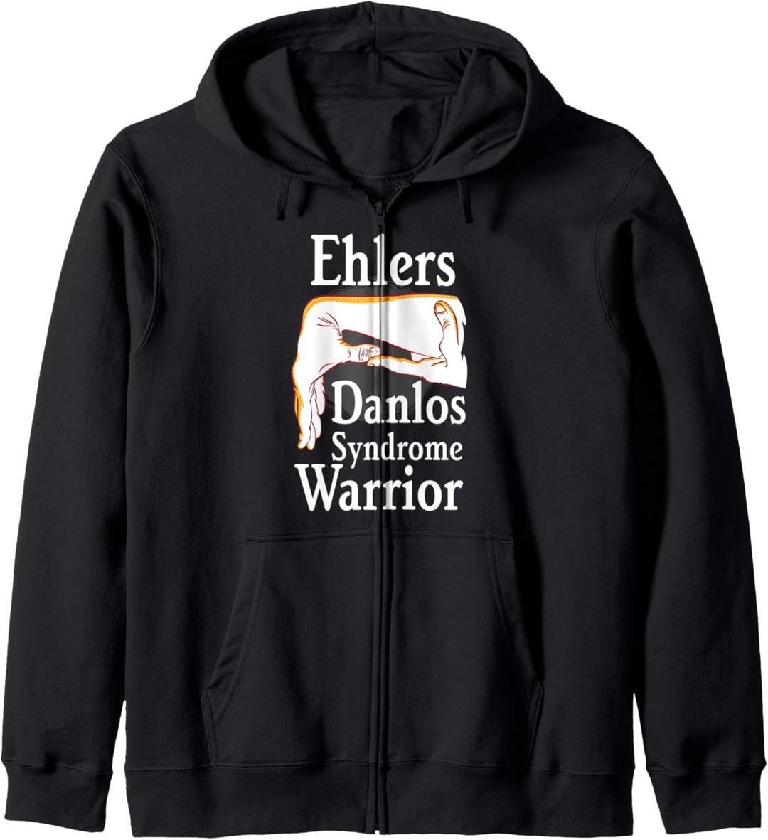Warrior - Ehlers Danlos Syndrome Awareness - Zebra - Hand Kapuzenjacke
