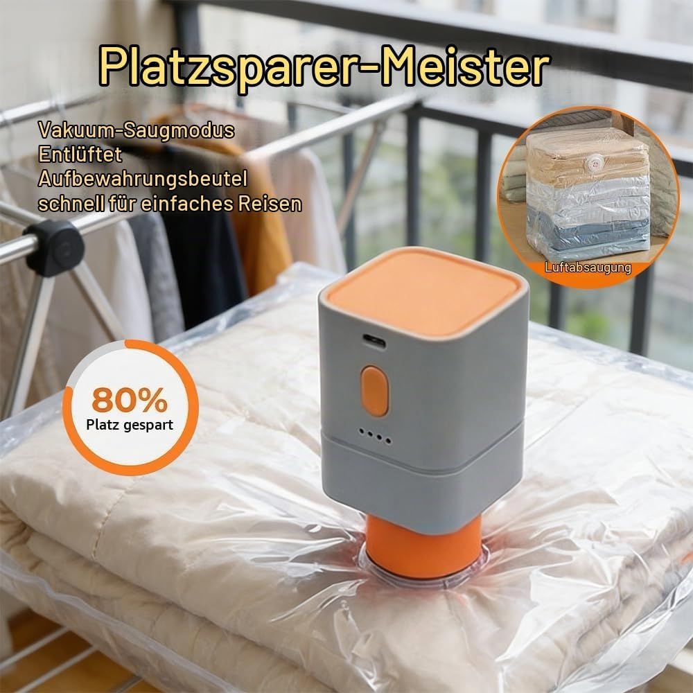 Kabellose Vakuumpumpe, Tragbare Elektrische Luftpumpe Grau, Grau