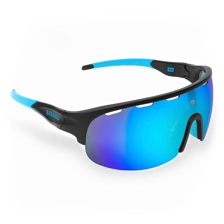 SIROKO Polarisierte K3 Fahrradbrille Herren und Damen Ultraleicht Antifog-Brillenglas, K3 Triathlon