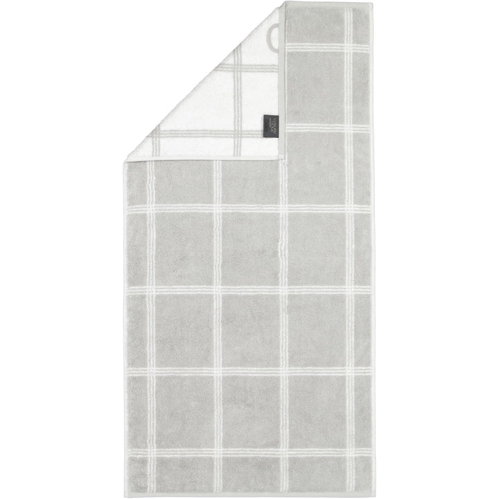 Cawö Luxury Home Duschtuch Two-Tone 604 | 76 Platin - 80 x 150 Duschtuch 80 x 150 cm, Duschtuch 80 x