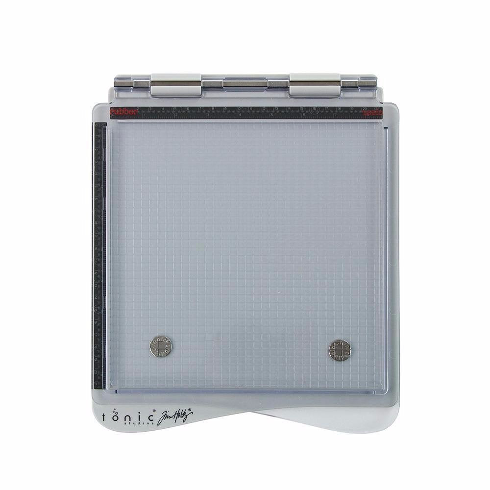 Tonic Studios Tim Holtz Stamping Platform, Plastik, Grau, Large, 3, L