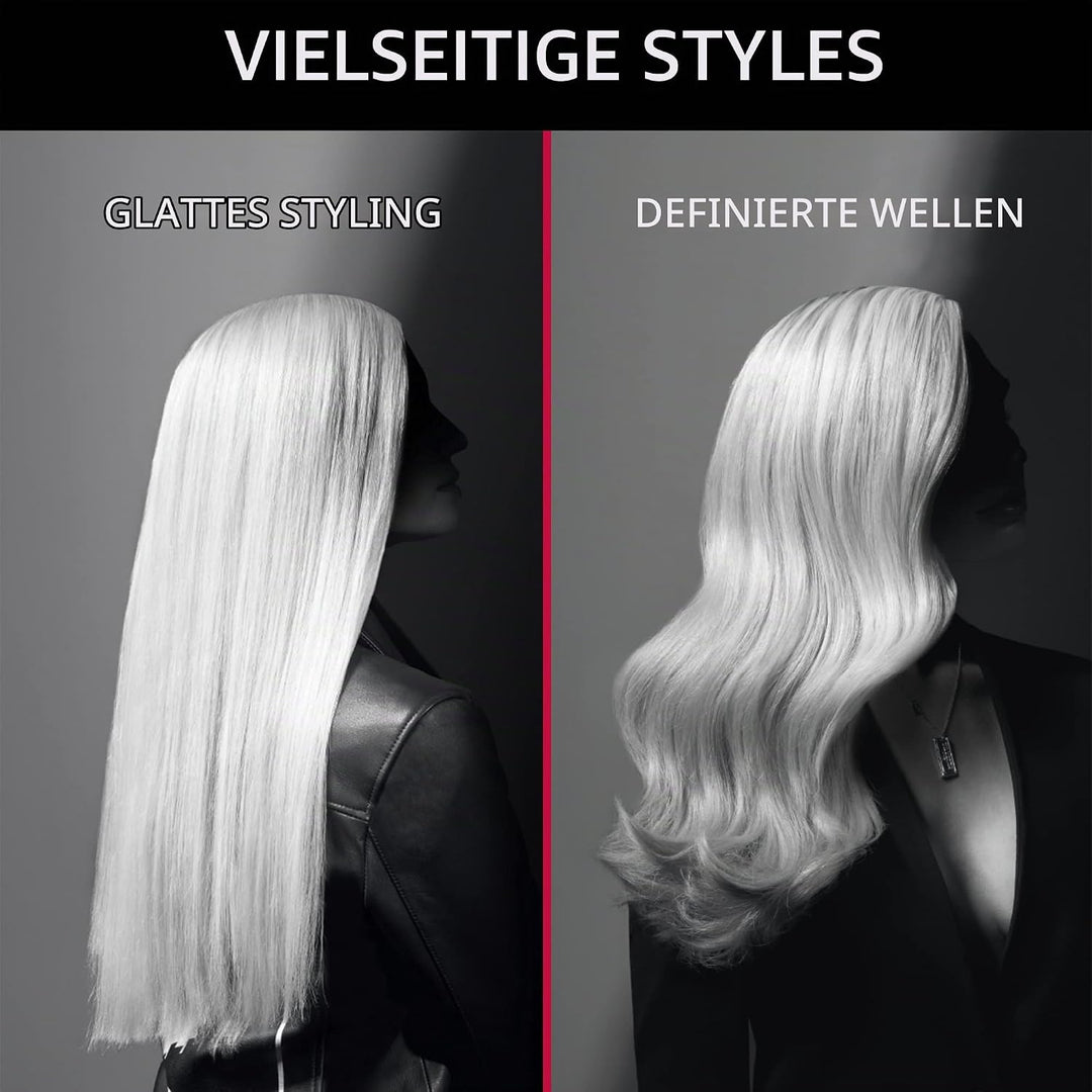 Rowenta Optiliss Ionic SF323L Glätteisen mit Keramikbeschichtung für weiches Haar, 10 Temperaturen b