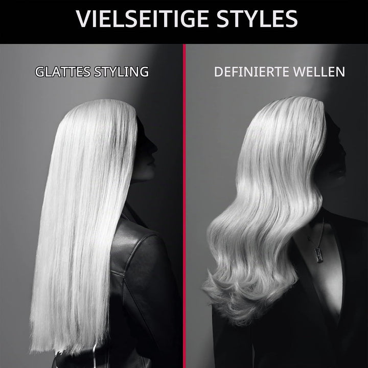 Rowenta Optiliss Ionic SF323L Glätteisen mit Keramikbeschichtung für weiches Haar, 10 Temperaturen b