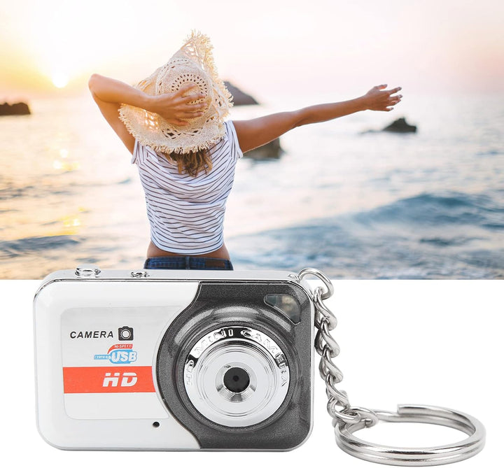 HD Videokamera mit Bewegungserkennung, USB Recorder bis 32 GB Speicher, Schlüsselanhänger Design für