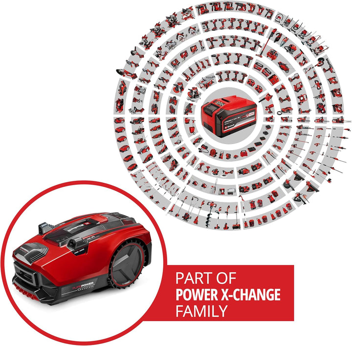Einhell Mähroboter FREELEXO CAM PLUS 600 Power X-Change (18 V, Kamera statt Begrenzungsdraht, für 60
