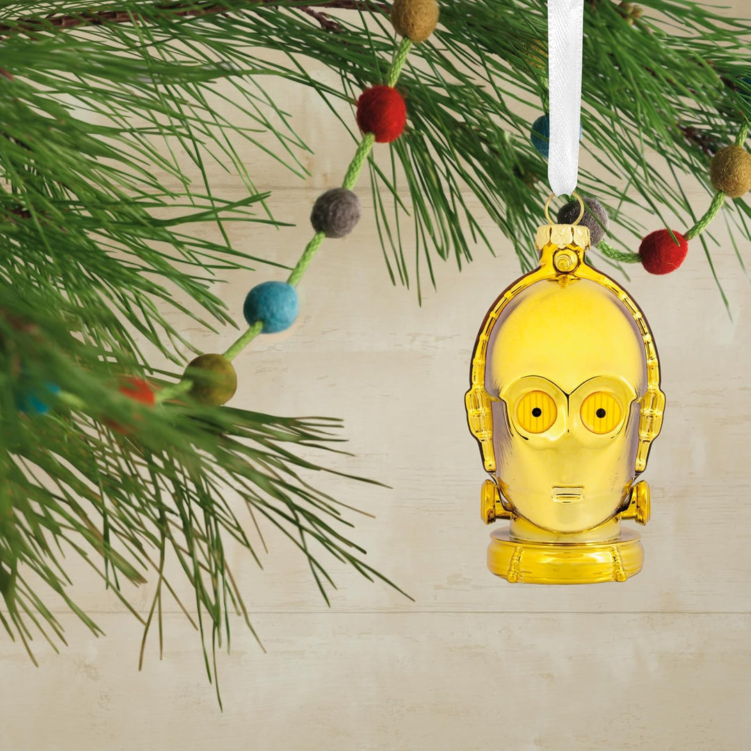 Hallmark C-3PO Glas Ornament Star Wars Baumschmuck Glas Hängende Ornament Weihnachten Hängende Ornam