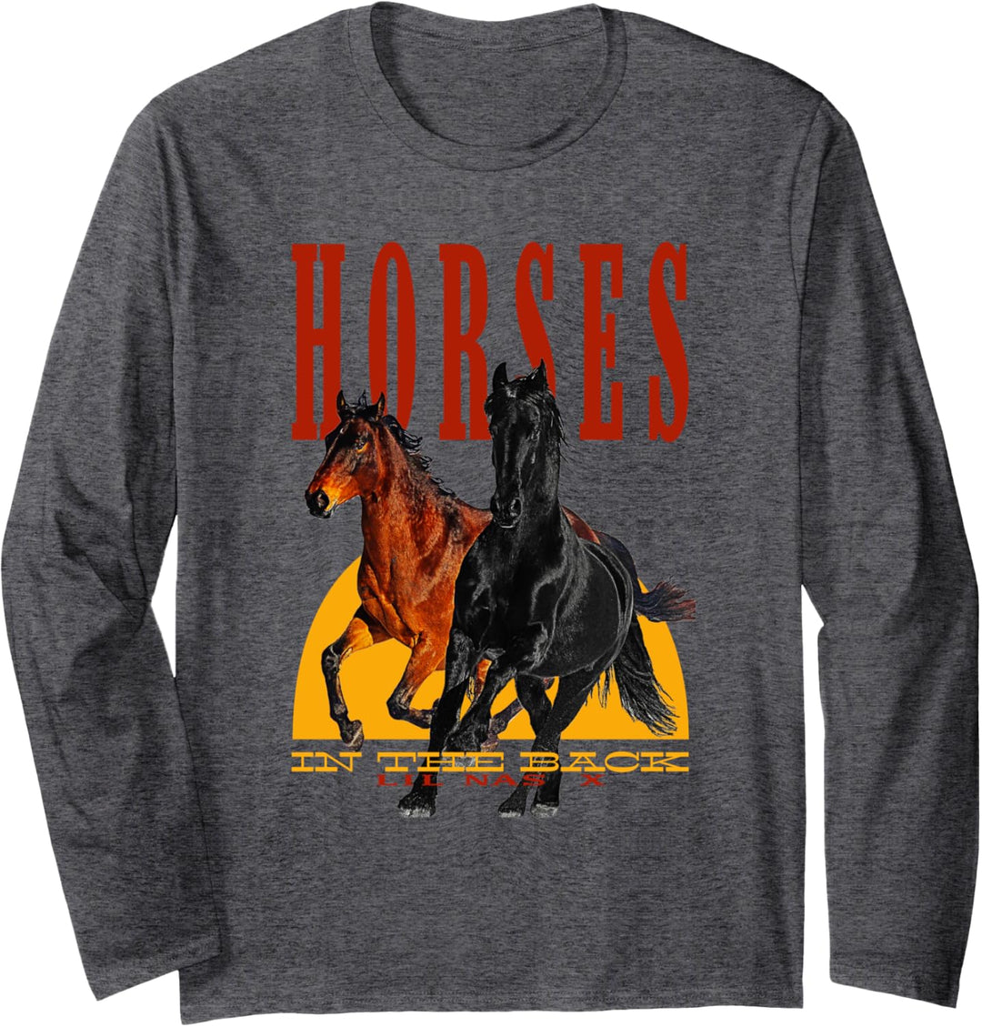 Lil Nas X Official Horses in the Back Langarmshirt