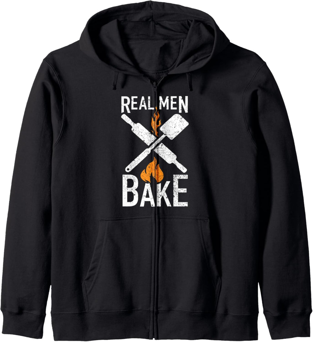 Echte Männer backen Lustiges Geschenk für Konditoreimeister Kapuzenjacke