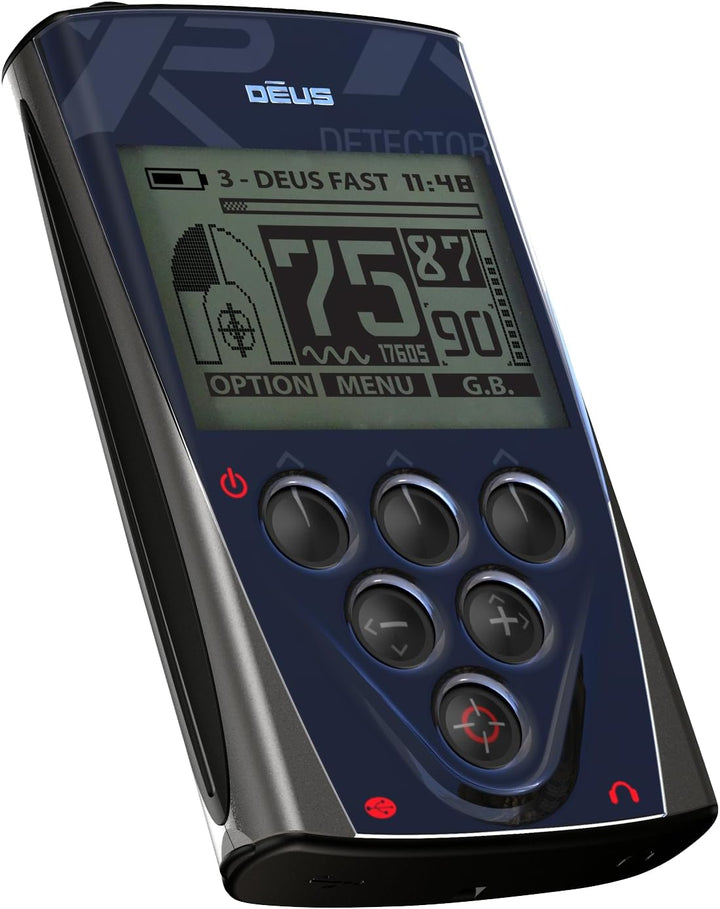 XP Metal Detectors Deus - Wetterfest und vollständig kabellos, ideal für die Schatz- und Reliktsuche