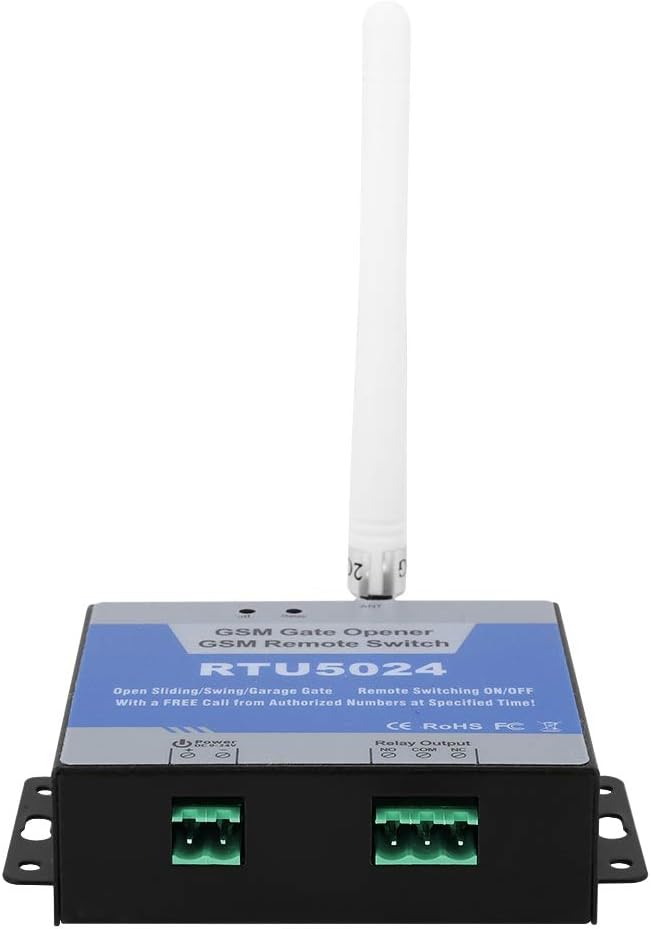 DEWIN RTU5024 Fernbedienungsschalter, GSM Toröffner Tür Tor Opener Remote, RTU5024 GSM Zugangskontro