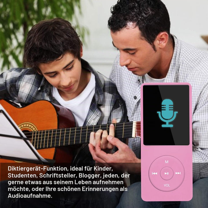 COVVY 8GB Tragbare MP3 Musik Player, Support bis zu 64GB SD Speicherkarte, Lossless Sound HiFi MP3 P