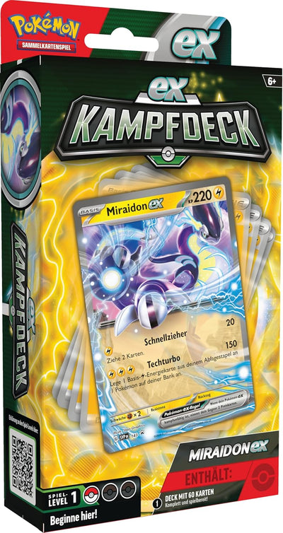 Pokémon-Sammelkartenspiel: Kampfdeck Miraidon-ex (sofort spielbares Deck mit 60 Karten), Miraidon-ex